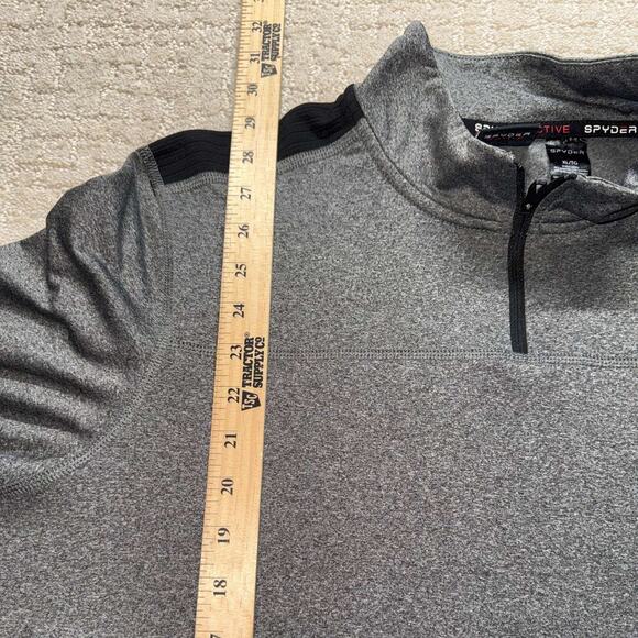 SPYDER Active 1/4 Zip Pullover Mock Neck Men's Extra Large - Picture 3 of 5